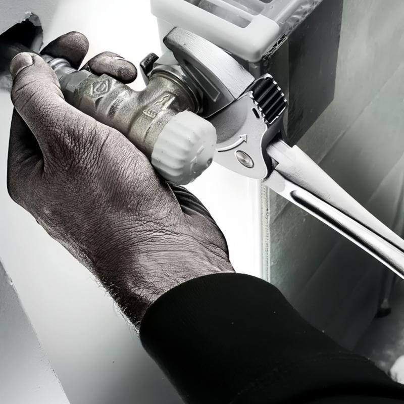 Практичный регулируемый гаечный ключ с поворотной на 360 градусов губкой, промышленный инструмент для крепежа для промышленных болтов и механических применений