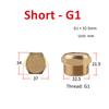 Pneumatic Exhaust Muffler Silencer M5 1/8 1/4 3/8 1/2 3/4 BSP Male Thread For Air Noise Brass Adjustable Long Short BSL SLM SLL