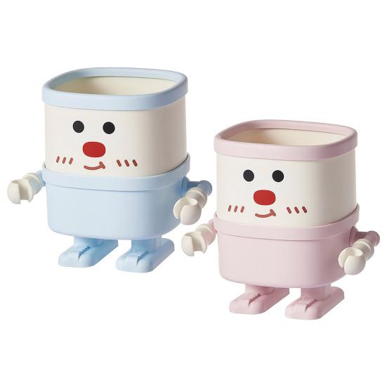 Настольный держатель для ручек, мультяшный стаканчик для хранения карандашей, многофункциональный органайзер для кистей для макияжа для домашнего офиса, школы, класса