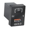 PD Type C QC3.0 USB-порт Автомобильное быстрое зарядное устройство 12-24 В Вольтметр Светодиодный автомобильный адаптер питания для Toyota