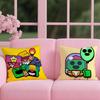 Горячая Игра B-BRAWLs Чехол для Подушки из Фильма 2-в-1 Двусторонний Плюшевый Чехол для Подушки | Автомобиль/Диван/Кровать | Идеальный Подарок