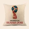 Хлопковая наволочка с эмблемой для 32 команд-участниц чемпионата мира по футболу для дома, бара, лаунжа