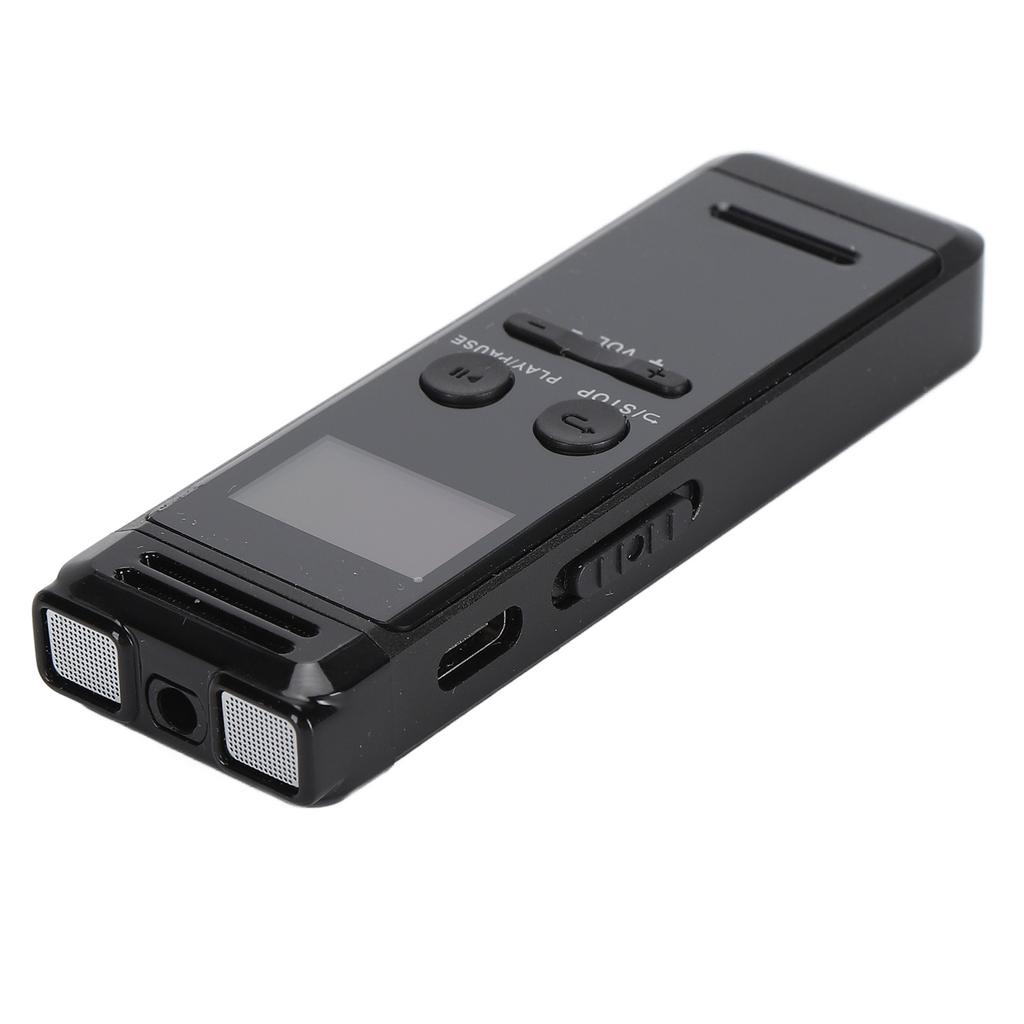 Цифровой диктофон с памятью 32 ГБ, шумоподавлением, портативное устройство для записи звука с возможностью воспроизведения