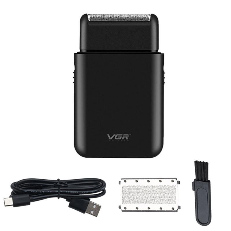 Электрическая бритва для мужчин, моющаяся, USB, перезаряжаемая, беспроводная, с сеточной головкой и выдвижным триммером для бороды, многофункциональная, портативная