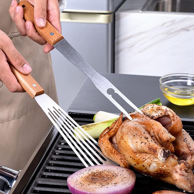 Набор кухонных и BBQ инструментов из нержавеющей стали