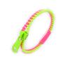 [K0434] - Pink Green 'Zip' Resin Bracelet - 6 Mm