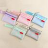 Colorful Double Layer Clear Mini Zipper Bag ID Card Bank Card Credit Card Organizer Cute Coin Purse Key Earphone Date Line Pouch