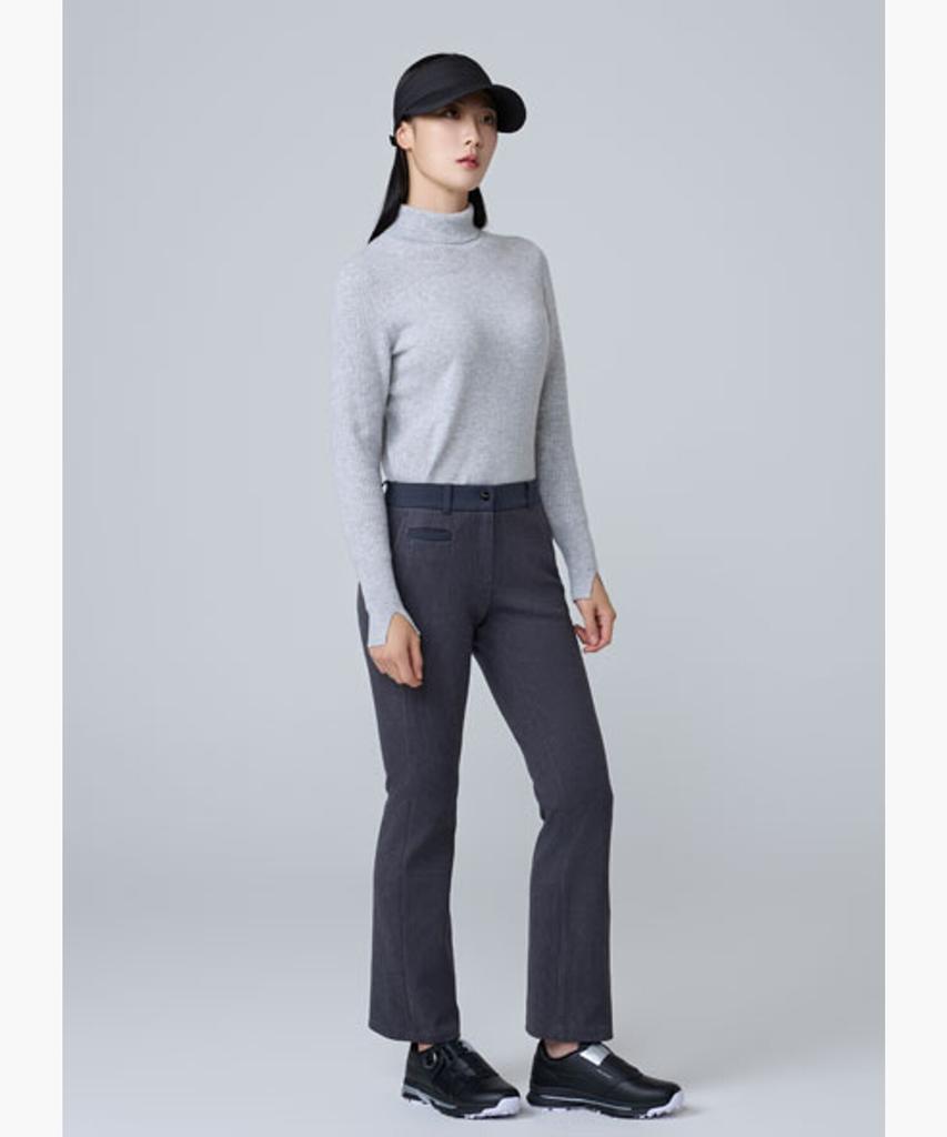 DESCENTE GOLF Женские брюки bootcut с начесом и полосками (Dq42Wfptoe)