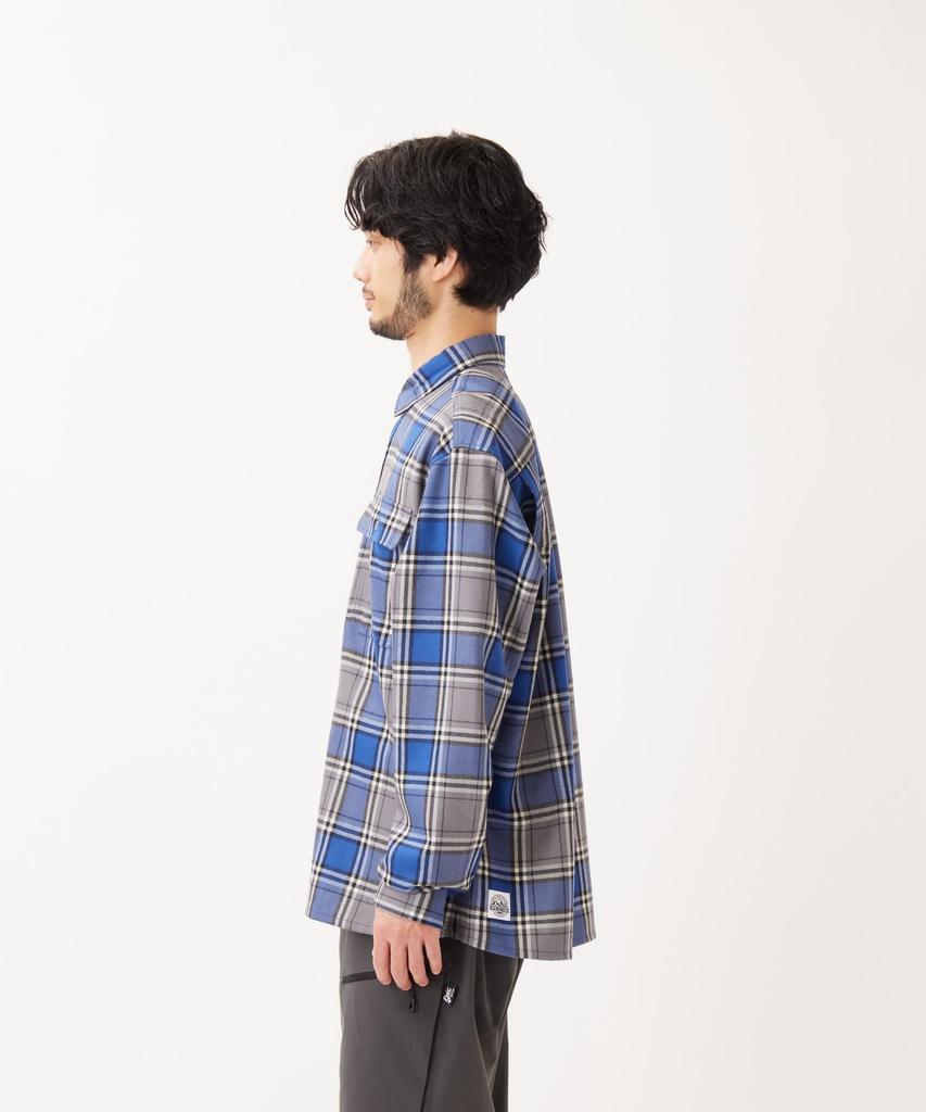 Snow Peak Tasman Merino Wool Shirt Tops Shirt Long Sleeve GREEN CH M EP-SH-26SU003 Men's Women's