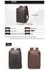 Men's Large Capacity Retro Crazy Horse Leather Backpack for Casual Travel