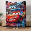 1pc Car Adventure Flannel Blanket Soft Warm Throw Blanket for Bedroom Living Room Bed Travel Camping Picnic Gift. M730024