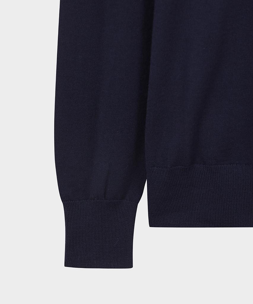 Шерстяной водолазка из мериносовой шерсти BROOKS BROTHERS (военно-морской флот) (Bbwumf4323Qew)