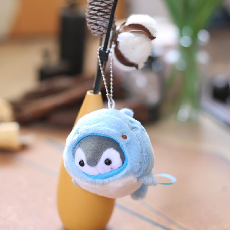 Милая плюшевая игрушка-подвеска в виде пингвина, трансформирующаяся в тюленя, морского льва, дельфина, пингвина, подвесную сумку-украшение для куклы