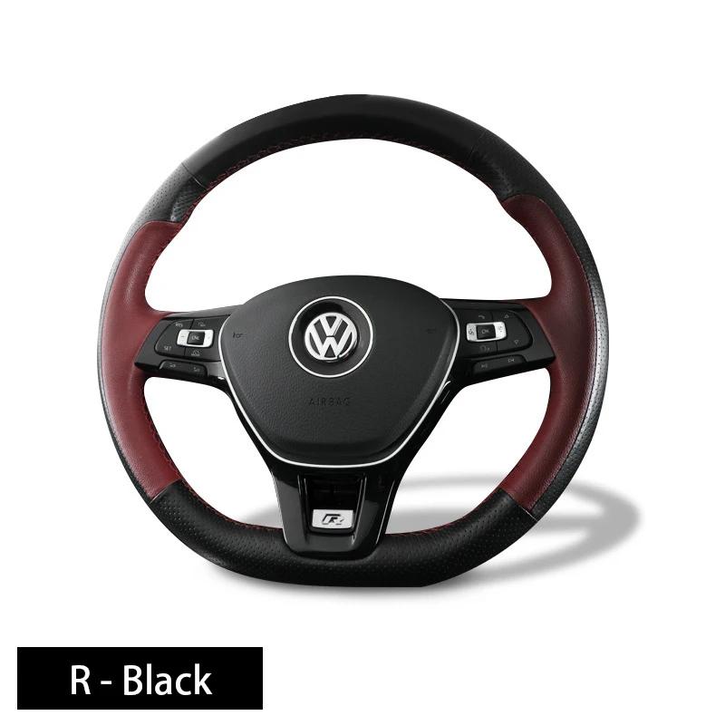 T322026 Hot VOLKSWAGEN R Line Steeling Wheel Cover Rline Badge Emblem Decorative Sequins Car Styling For VW Arteon Magaton Passat B