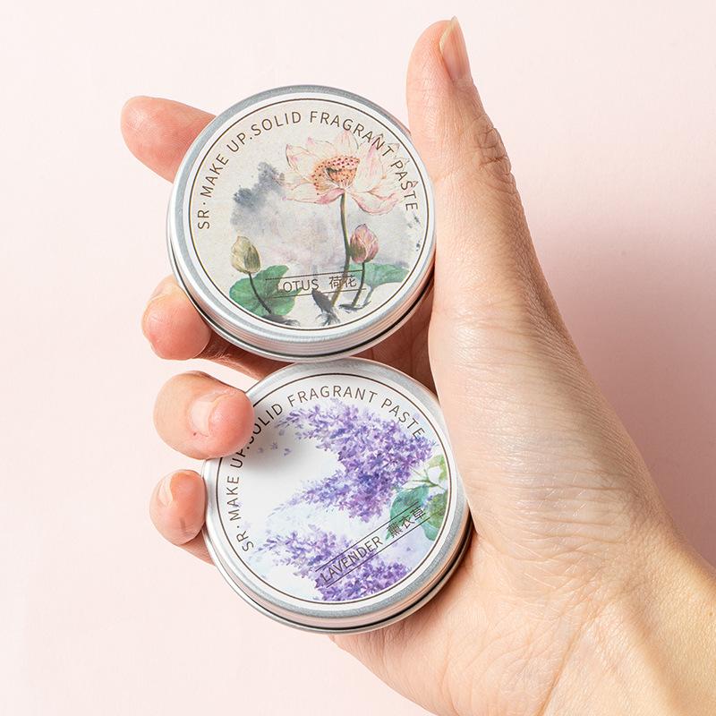 Женские твердые духи, портативный твердый бальзам, долговечные ароматы, свежие и элегантные женские твердые духи, ароматический дезодорант для тела