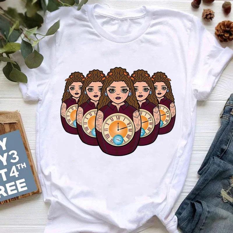 Matryoshka Doll T Shirt  2023 Funny Summer Fashion Tshirt  Russian Doll T-Shirt Women White Casual T Shirt Female Harajuku Shirt