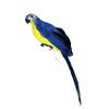 Artificial Birds Model Sculpture Feathered Parrot Macaw Bird Simulation for