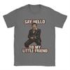 Scarface TShirt Summer Say Hello to my Little Friend Hipster T Shirts Unisex Pure Cotton Breathable Oversized Top Tees Y2K Tshirt