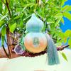 Chinese Style Plush Gourd Keychain Backpack Decor Gourd Keyring Gourd Car Key Chain  Backpack Decor