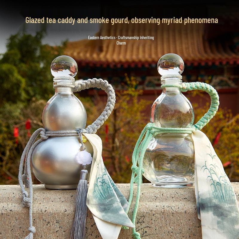 Lead-Free Thickened Glass Gourd Bottle for Homemade Wine or Juice