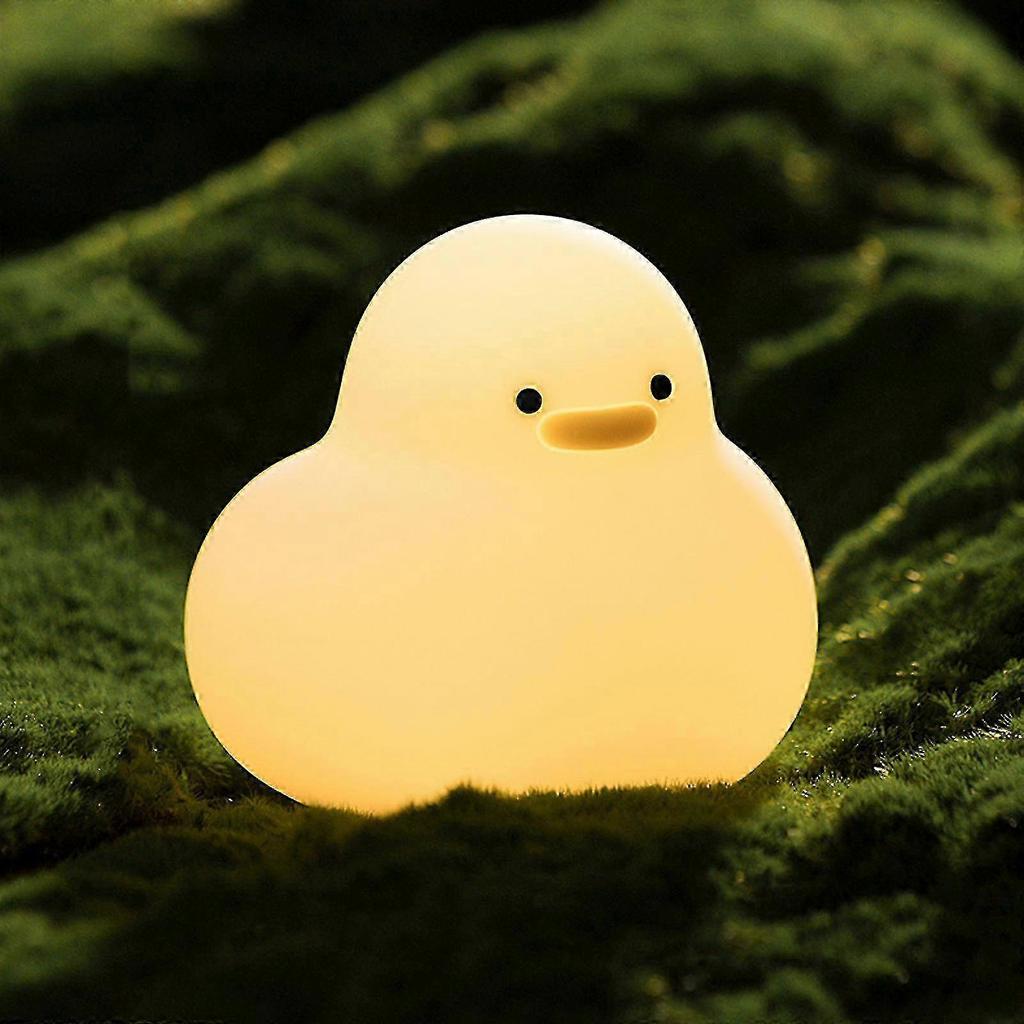Silicone LED Night Light, Soft Light, Bedroom Bedside Lamp, Durable, Child/Baby Gift, Touch-Sensitive, USB Rechargeable