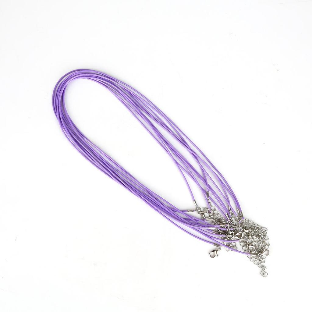 Кожаный шнур из искусственной кожи, веревка-омар для ожерелья и подвески «сделай сам», подвески ручной работы, фурнитура