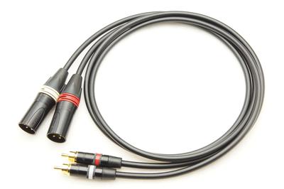 Переходной кабель CANARE XLR на RCA L-4E6S (мужской) (2-парный) (1m)
