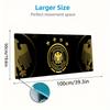 Fussball Bund Color Mouse Pad Large Gaming Table Cushion Non-slip Laptop Tablet Big Mousepad XXL Mat Mini PC Playmat With Lock edge