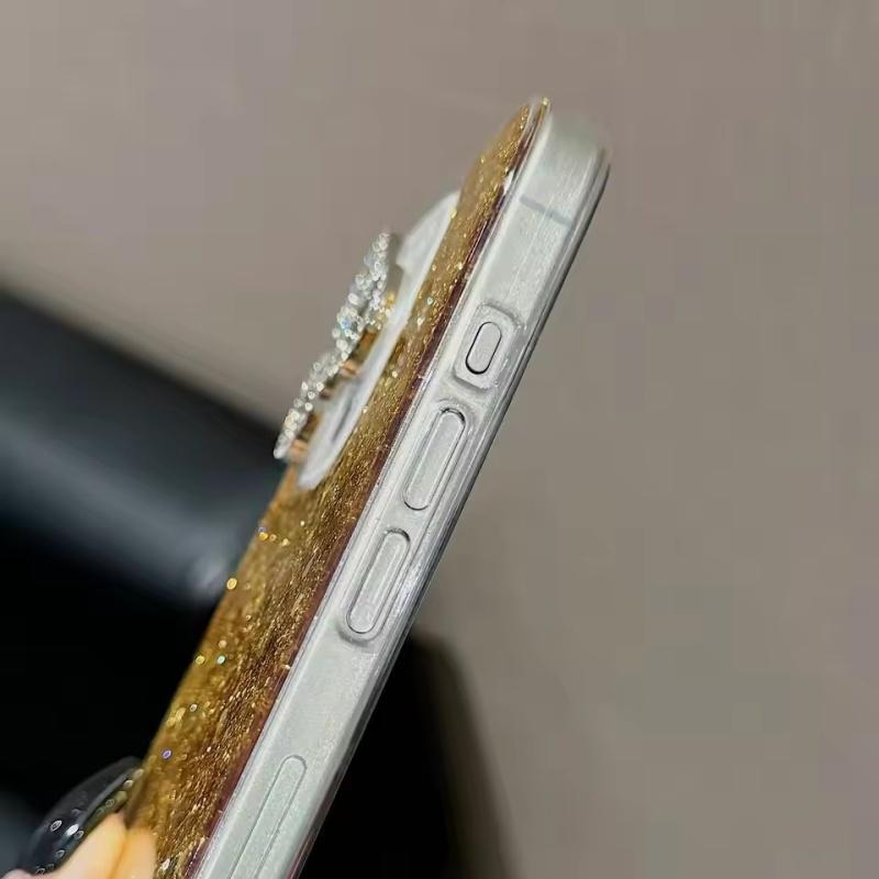 Звездный блестящий силиконовый чехол с пайетками для iPhone 16 15 14 13 12 11 Pro X XS XR Max 8 7 6 Plus SE Bumper Transparent Cover