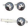 Dalmatian, Carriage Dog, Spotted Coach Dog - cufflinks and tie with your photo, a suit decoration, men's jewelry from the Art-Dog brand.