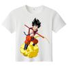 Japanese Anime Seven Heroes of Dragon Ball Goku Tshirt Collaboration for Adults and Childrens Summer Clothing
