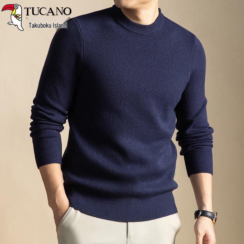 Tucano Men's Wool-Blend Casual Pullover Sweater