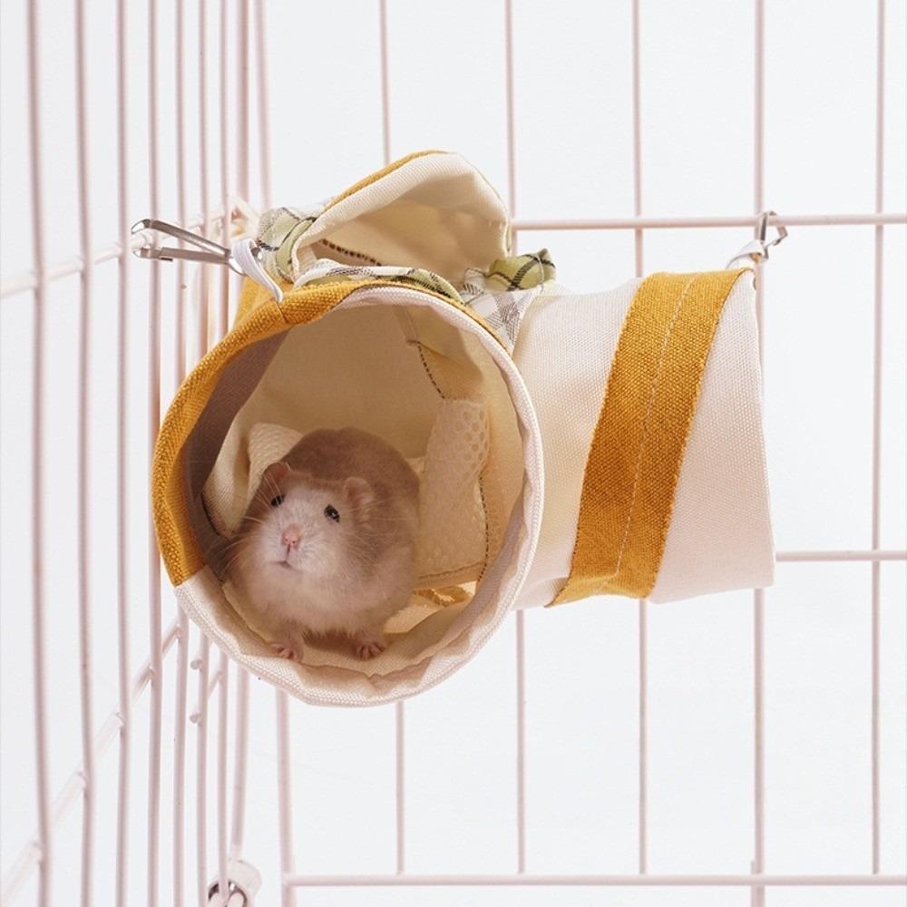 Durable Small Pet Hide Nest Fun Toy Badger Rabbit Ferret Play Tunnel  Cage Accessory