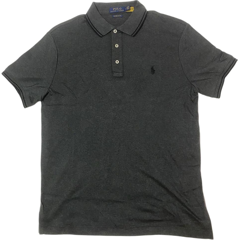 Polo Ralph Lauren Мужская футболка-поло с принтом, коротким рукавом, серый 710766488-005