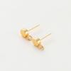 10 шт. Латунные серьги-гвоздики с покрытием под 14K/18K золота, крючки для сережек-колец для изготовления украшений, аксессуары для сережек DIY