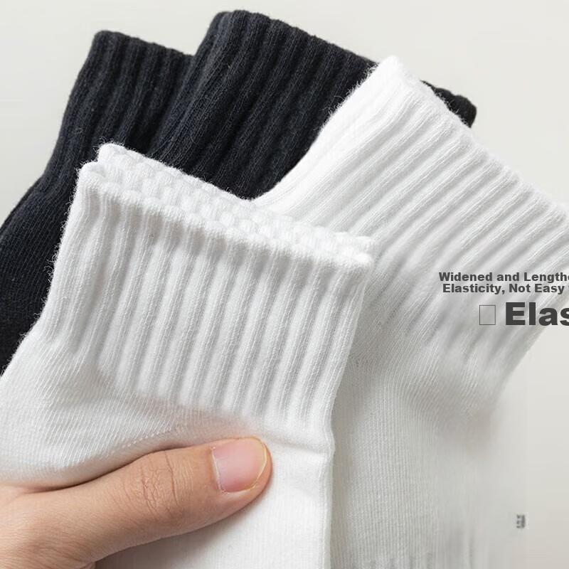 Cotton Full Men's 100% Pure Cotton Short Socks Spring Summer Deodorant Breathable Plus Size 44-49