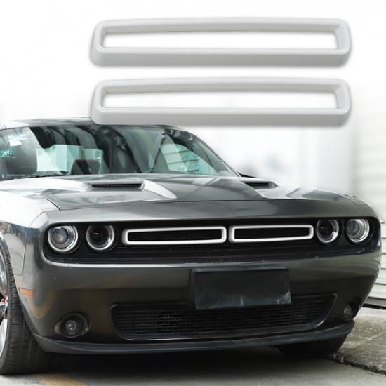 White Front Grille erts Bezel Trim for 2015- Dodge Challenger Accessories