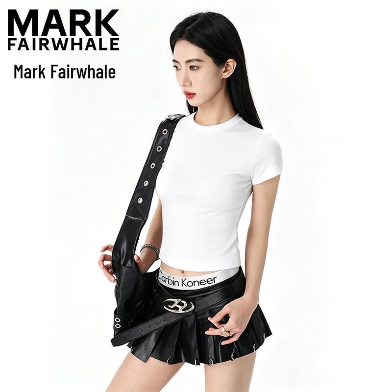 Mark Fairwhale Женская укороченная облегающая футболка