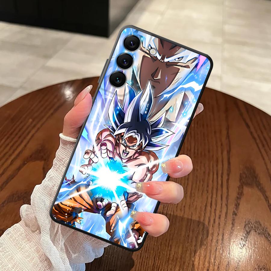Чехол-бампер Goku D-Dragon Balls Черный Мягкий Чехол для Телефона для Samsung Galaxy A36 A32 A23 A53 A35 A51 A73 A22 A52 A25 A71 A26 A72 A24 A55