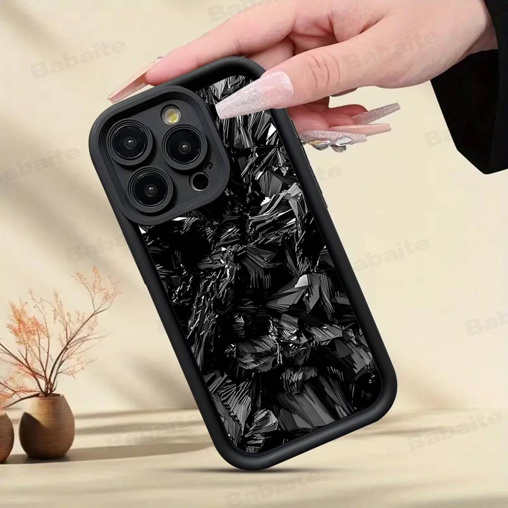Чехол для телефона из кованого карбона Fundas для IPhone 16 15 14 Plus 13 12 11 17 Pro Max Pro Мягкий чехол