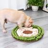Собачий нюхательный коврик Интерактивные игрушки-головоломки с лакомствами Медленная кормушка с ковриком для вылизывания Развитие интеллекта для щенка 19" x 19"