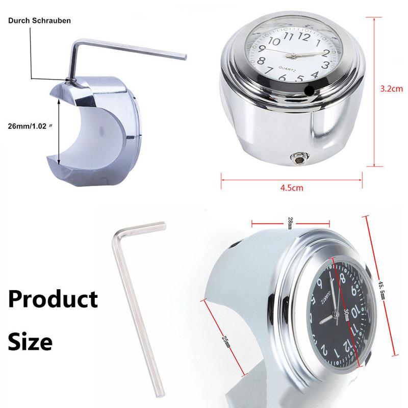 Motorcycle Accessories Quartz Clock Cover Aluminum Alloy for Kawasaki Z800 M109R Yamaha Jog Bmw R1250Gs Adventure Honda Moto