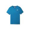 THE NORTH FACE T-Shirts Men's Blue Crew Neck Moderate Straight Fit (Unisex) T-Shirts 25489023 | Active Blue