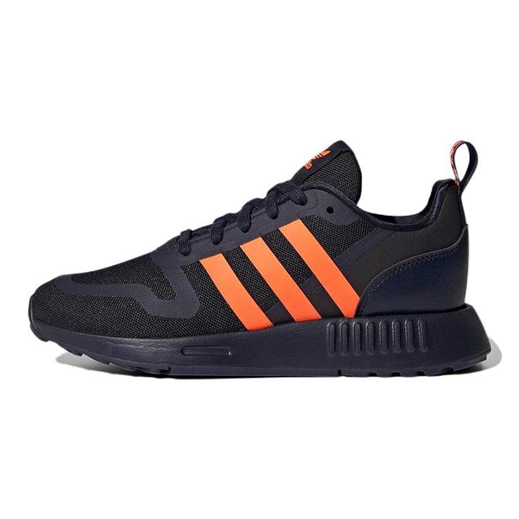 adidas Оригинальные Дышащие Низкие Беговые Кроссовки с Высокой Стойкостью к Истиранию Сине-Оранжевые для Подростков GW3005