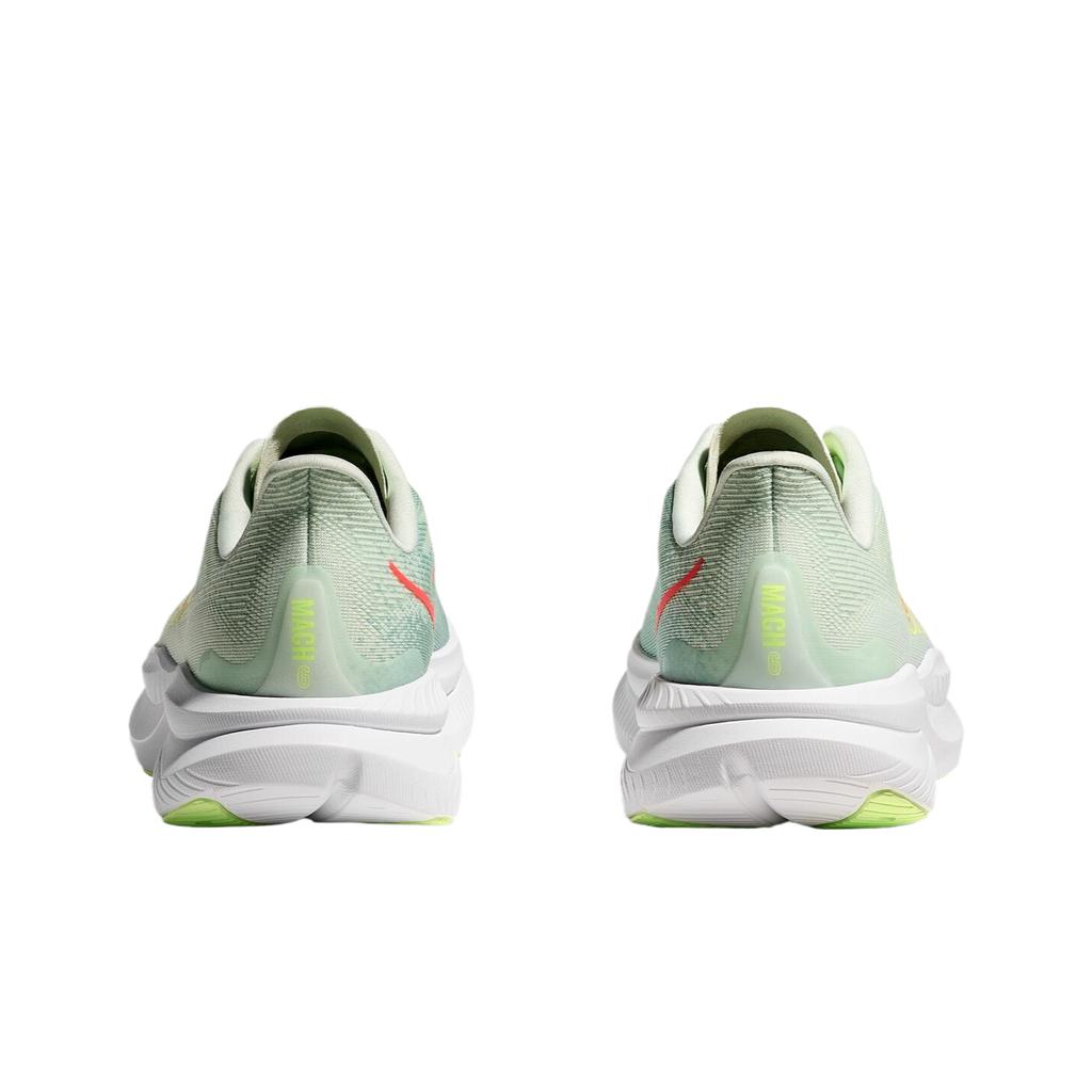 Hoka One One Mach 6 Скругленный носок Шнуровка Удобные Амортизация Поддержка Отскок Низкие Беговые кроссовки Женские беговые кроссовки 1147810-SSSG