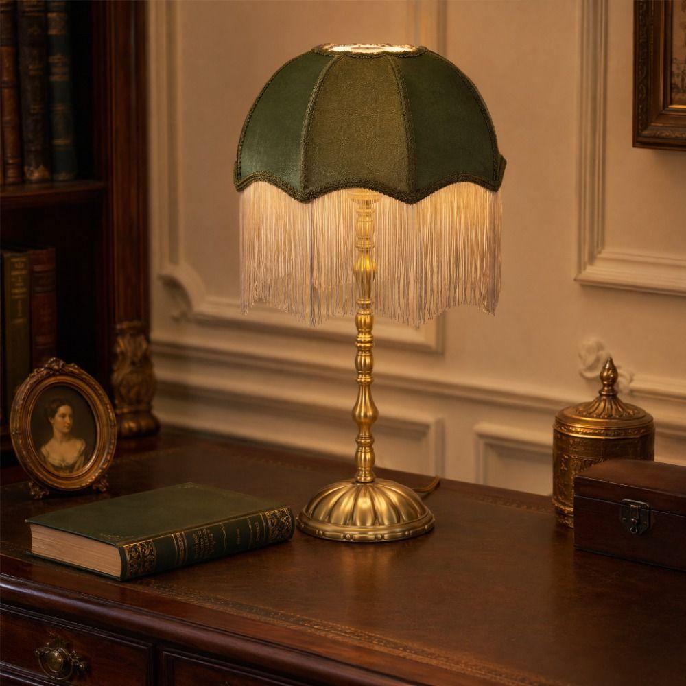 Vintage Style Fabric Lampshade European-style 20CM 25CM 30CM Retro Lampshade Floor Lamp