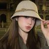 Pure Color Women's Formal Hat Elegant Basin Hat Fashion Wool Fisherman Hat Streetwear