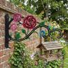 Hollow Wall-Mounted Plant Hanger Rose Hanging Hook Bracket Outdoor Hanging Hook  Outdoor Use