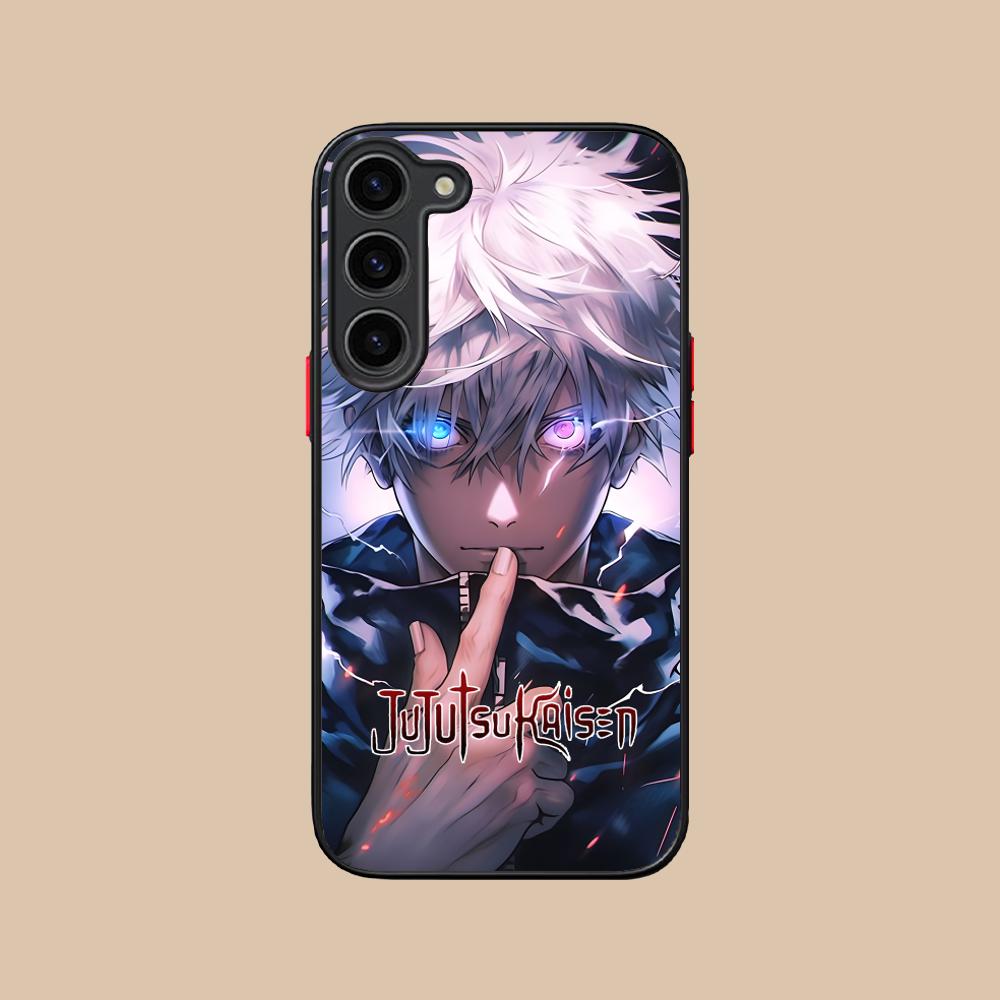 Чехол для мобильного телефона из силикона Jujutsu Kaisen Сатору Годжо для Samsung Galaxy S26 S25 S24 S23 S22 S21 Plus FE Ultra Цветная крышка
