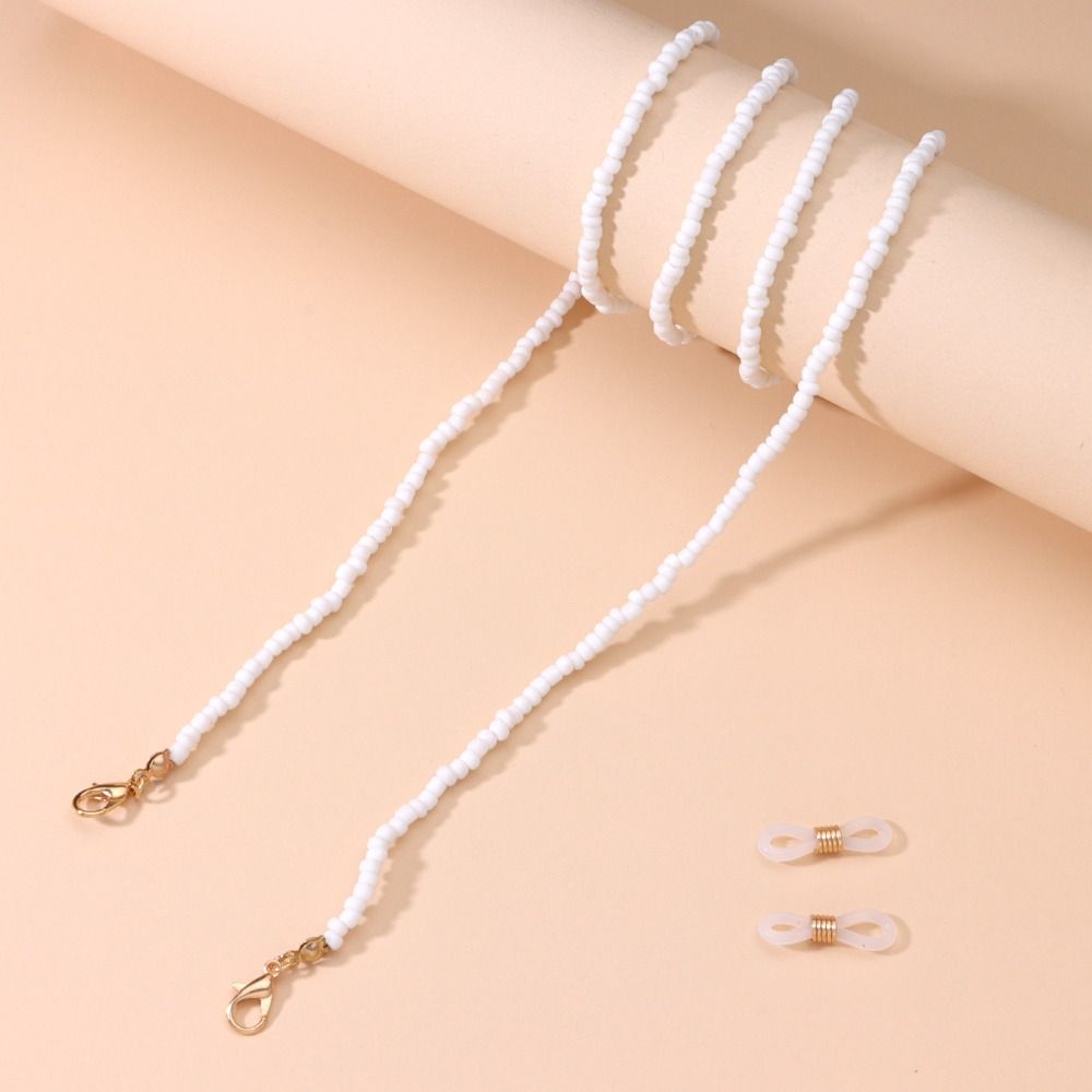 Цепочки для солнцезащитных очков в стиле бохо, металлическая цепочка, шнурок для очков, разноцветные бусины, цепочка для очков для женщин